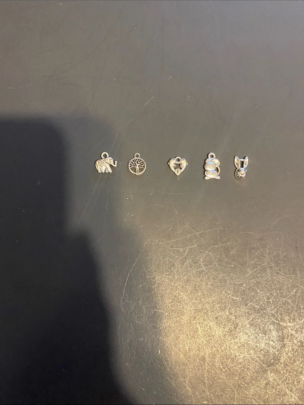 Fashion Jewelry Silver Pet & Nature Charm Set